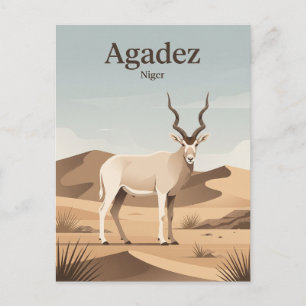 Postal Desierto del Sahara, Níger