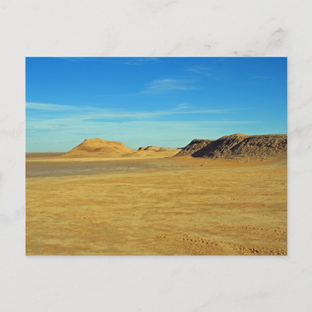 Postal Desierto del Sahara, Túnez (Anverso)