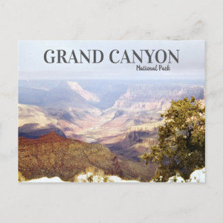 Postal Desierto escénico del Viaje Retro del Gran Cañón V