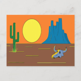 Postal desierto mexicano