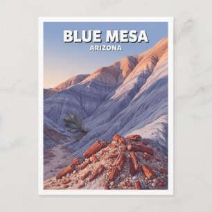 Postal Desierto Pintado, Blue Mesa Holbrook Arizona Regal