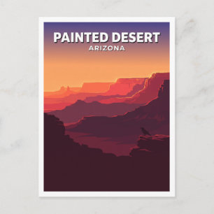 Postal Desierto Pintado, mirador de Tawa Point Holbrook