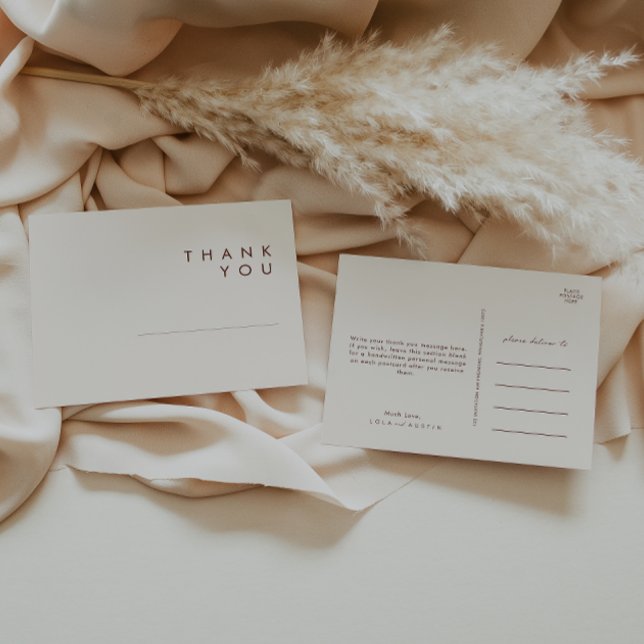 Postal Desierto simple | Boda Natural Gracias Postcard (Subido por el creador)