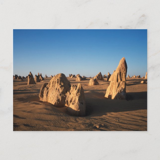 Postal desierto The Pinnacles Parque Nacional Nambung (Anverso)