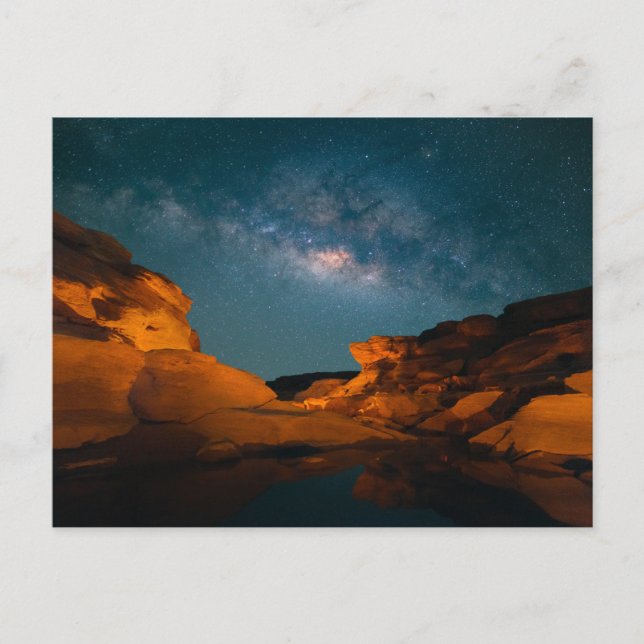 Postal Desiertos | Noche Sam Pan Bok para Tailandia (Anverso)