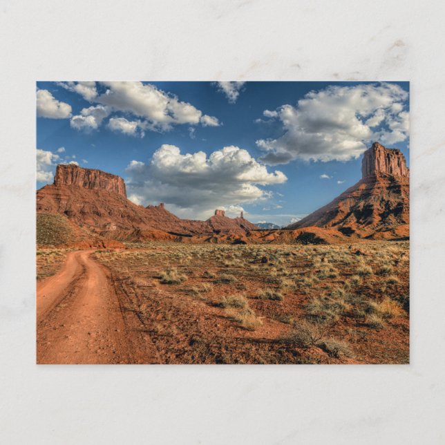 Postal Desiertos | Valle del Profesor Cerca de Moab, Utah (Anverso)