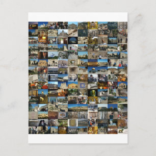 Postal Design Exclusivo 100 Faces de Jerusalén