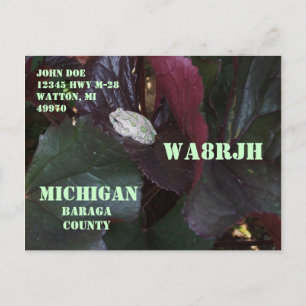 Postal Design Your Own QSL HAM Radio Operator Op Wildlife