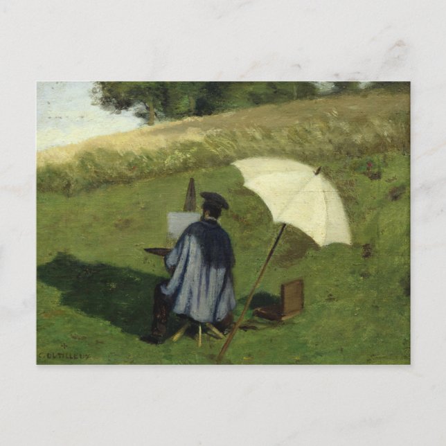 Postal Desire Dubois Pintura al aire libre, c.1852 (Anverso)