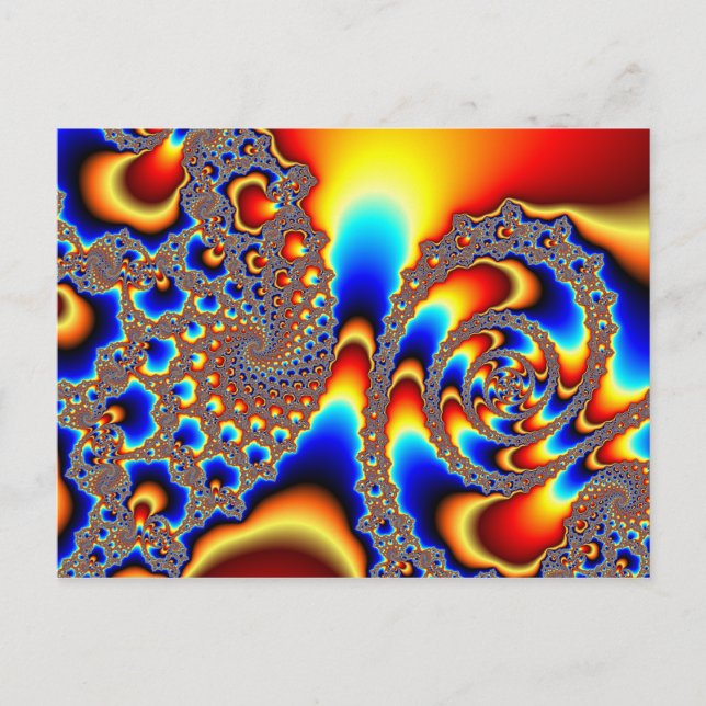 Postal Deslizar - Arte fractal (Anverso)
