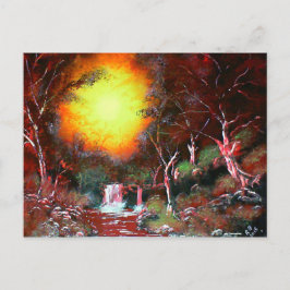 Postal Deslumbramiento de otoño