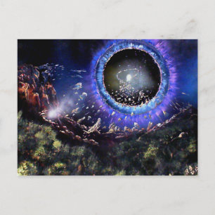 Postal Desmantelamiento de un planeta