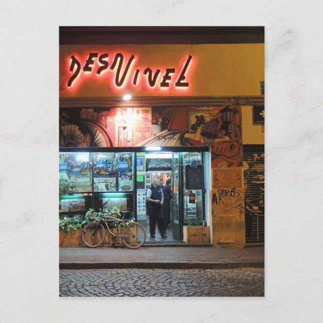 Postal DesNivel - Cena en Buenos Aires (Anverso)