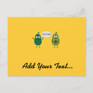 Postal desnudos locos de aguacate