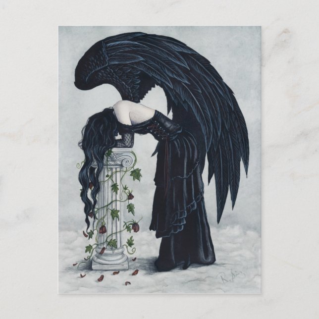 Postal Despair Angel Postcard (Anverso)