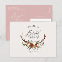 Despedida de soltera rosa óxido floral elegante st