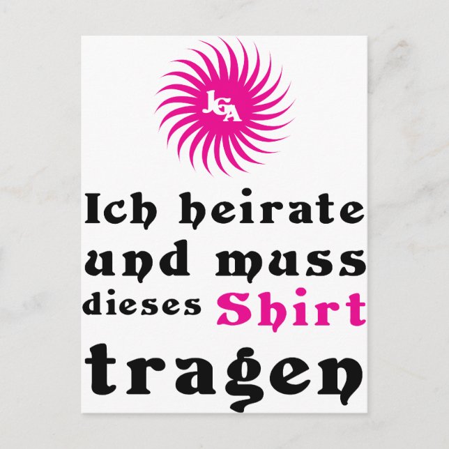 Postal despedida de soltero / boda (Anverso)