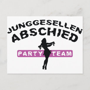 Postal despedida de soltero / boda