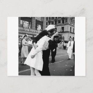 Postal Despedirse de la guerra en Times Square
