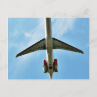 Despegue del avión grande