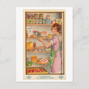 Postal Despensa canadiense vintage