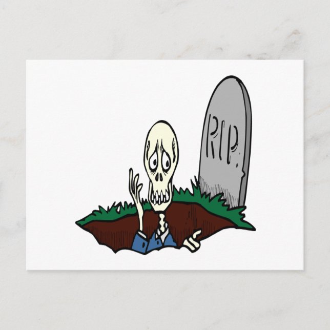 Postal Despierta A Los Muertos (Anverso)