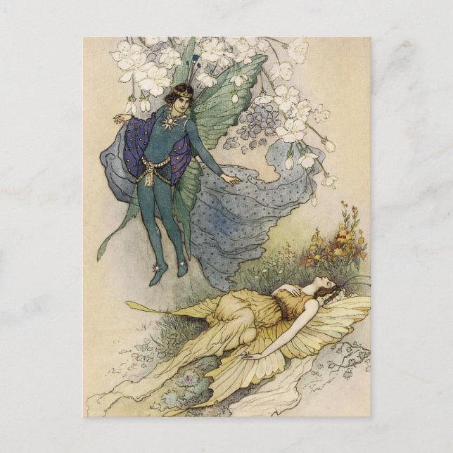 Postal Despierten cuando algo malo está cerca (Anverso)