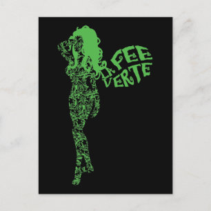 Postal Desplazado La Fee Verte