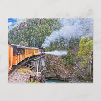 Postal Desplome de la locomotora de los ferrocarriles Dur