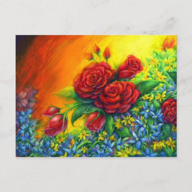 Postal Desplome de Rosa (Anverso)