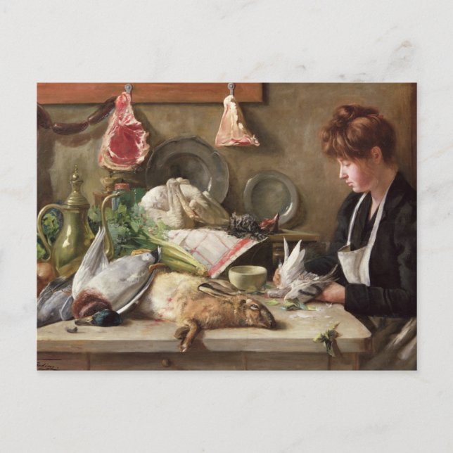 Postal Desplume de la paloma (Anverso)