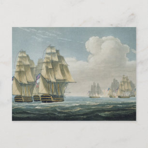 Postal Después de la batalla de Trafalgar, 21 de octubre
