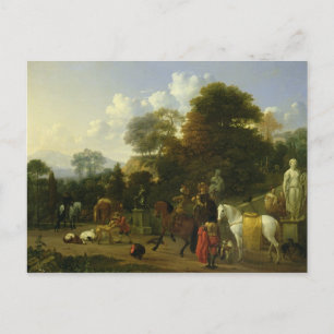 Postal Después de la caza, c.1644
