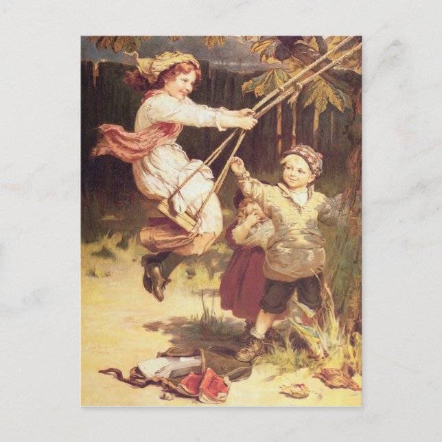 Postal Después de la escuela (Anverso)