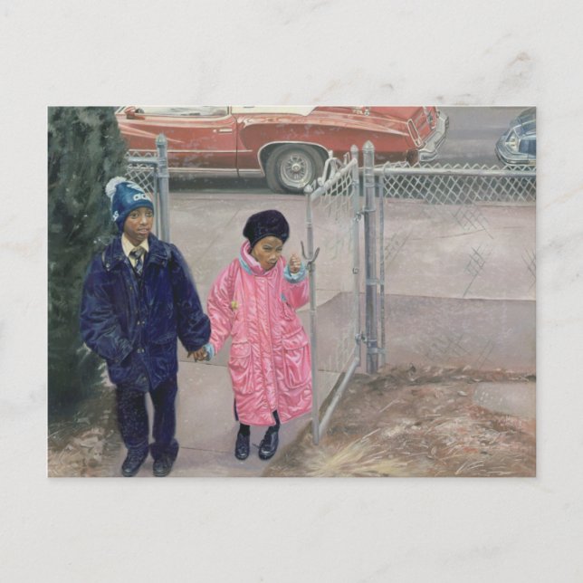 Postal Después de la escuela 1991 (Anverso)