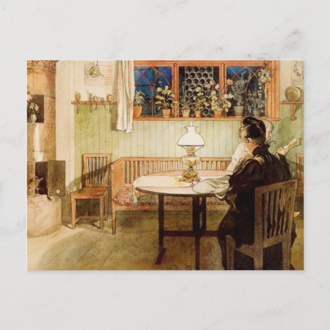 Postal Después de que los niños se hayan ido a la cama (Anverso)