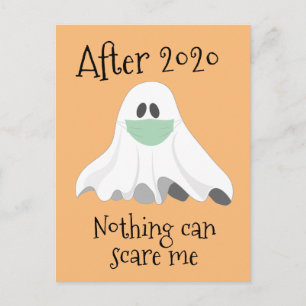 Postal Después del 2020 nada puede asustarme fantasma