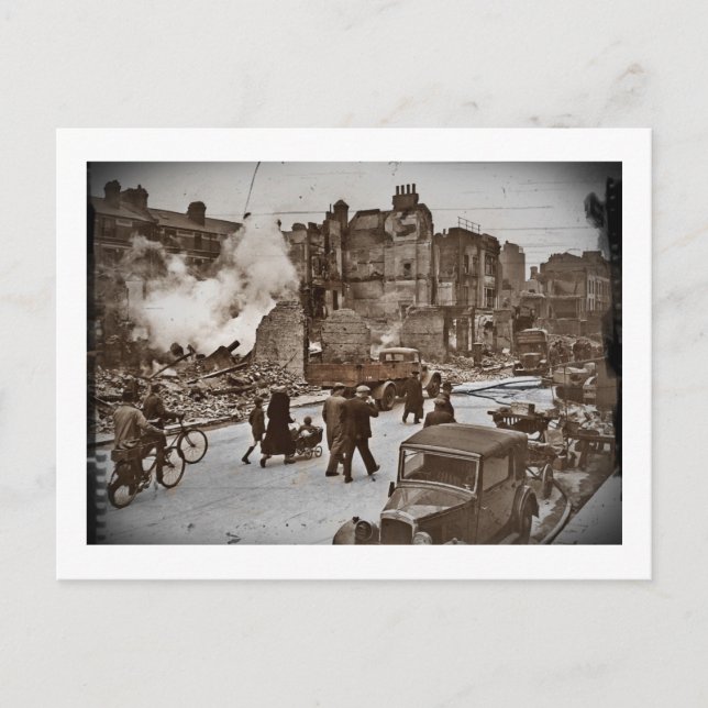 Postal Después del atentado en Londres (Anverso)