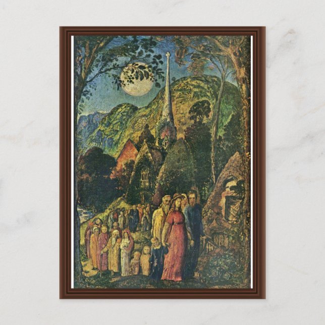 Postal Después Del Servicio De La Noche De Palmer Samuel (Anverso)