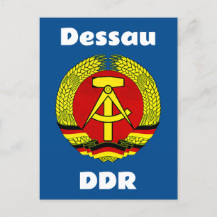 Postal Dessau, DDR, Dessau, Alemania (Ossi de Alemania Or