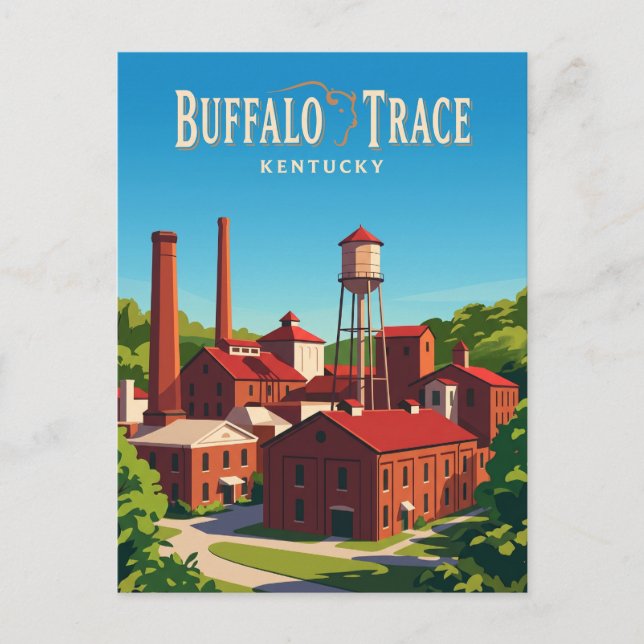 Postal Destilería Buffalo Trace EE. UU. (Anverso)