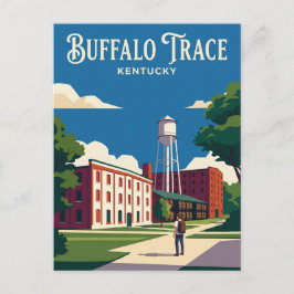 Postal Destilería Buffalo Trace Kentucky