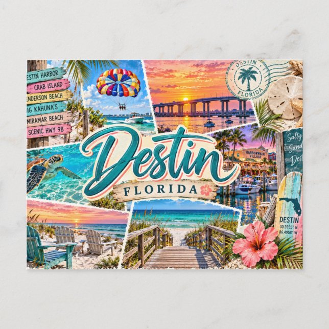 Postal Destin Florida (Anverso)
