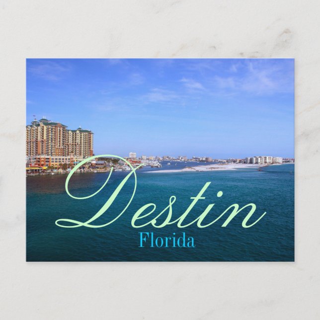Postal Destin, Florida Bay Harbour (Anverso)