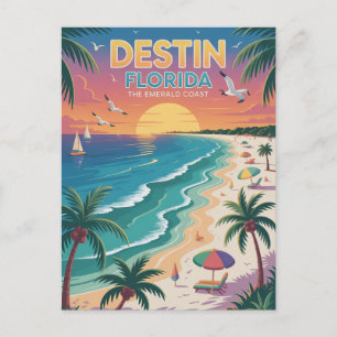 Postal Destin Florida, el pueblo pesquero más afortunado 