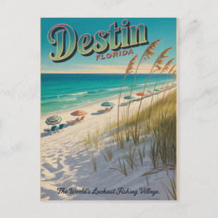 Postal Destin Florida, el pueblo pesquero más afortunado 
