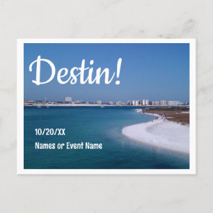 Postal Destin Florida Guardar el Boda de fechas o evento