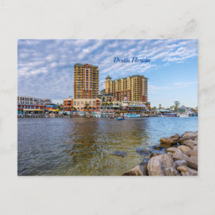 Postal Destin Harbour Boardwalk Post Card
