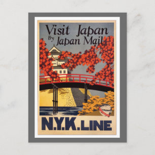 Postal Destino: Cartel de viaje a Japón