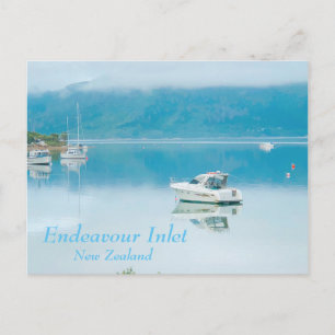 Postal Destino de vacaciones de turismo serenity.